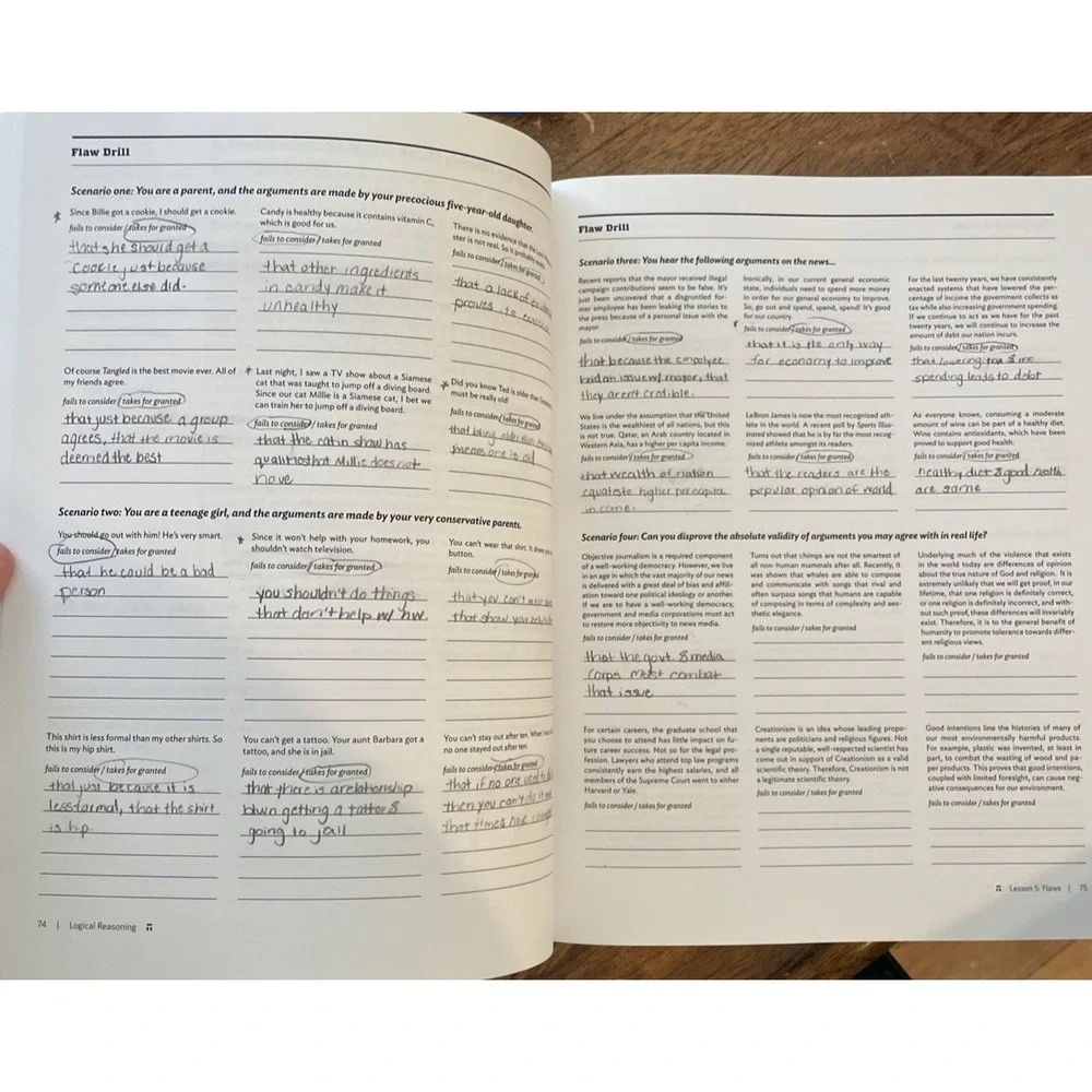 The LSAT Trainer: A Remarkable Self-Study  Paperback,‎ by Kim Mike 2nd EDITION